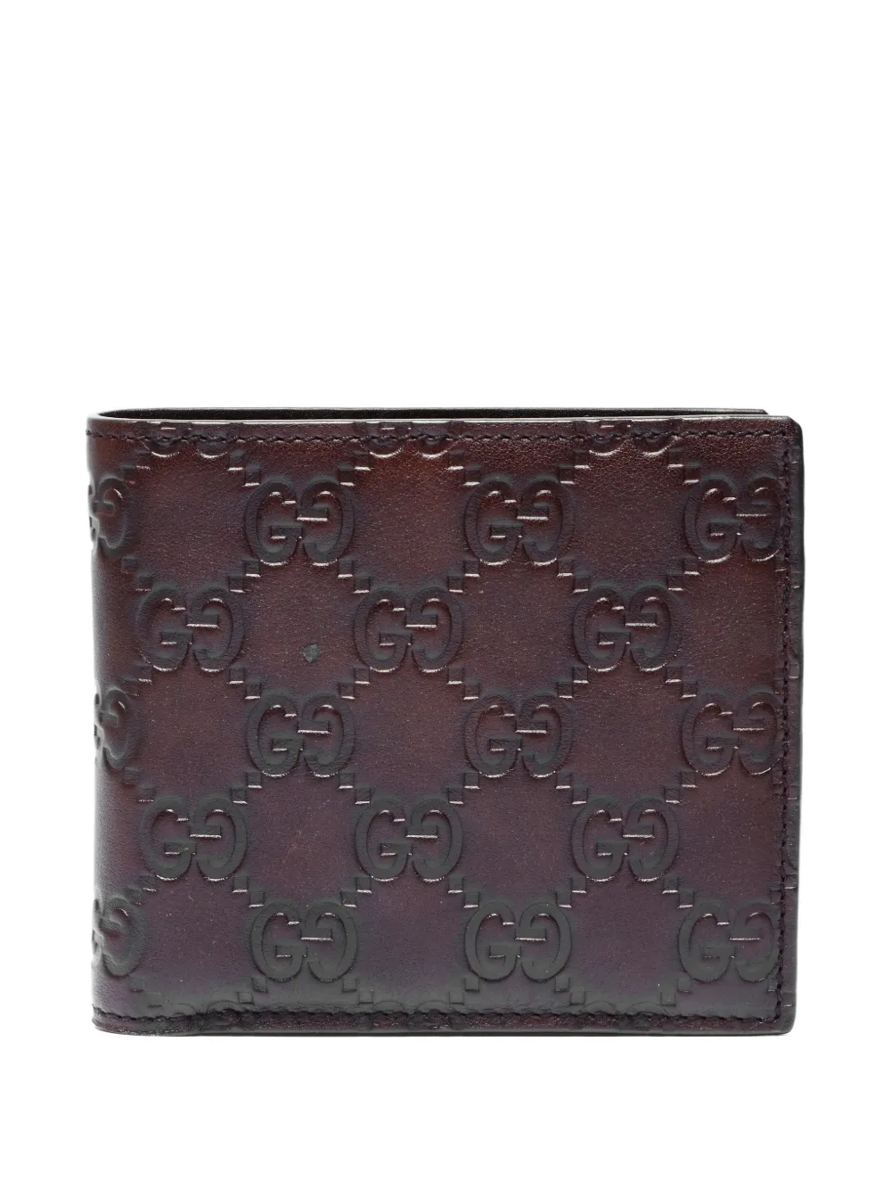Gucci Pre-Owned 2000s GG Shima debossed wallet | Brown | Image 1