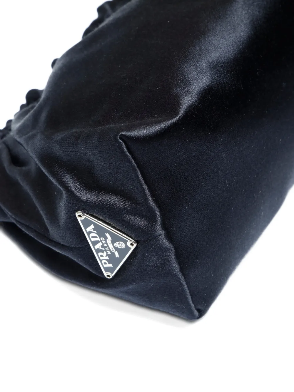 Pre-owned Prada 1990-2000s Logo Pouch In Black