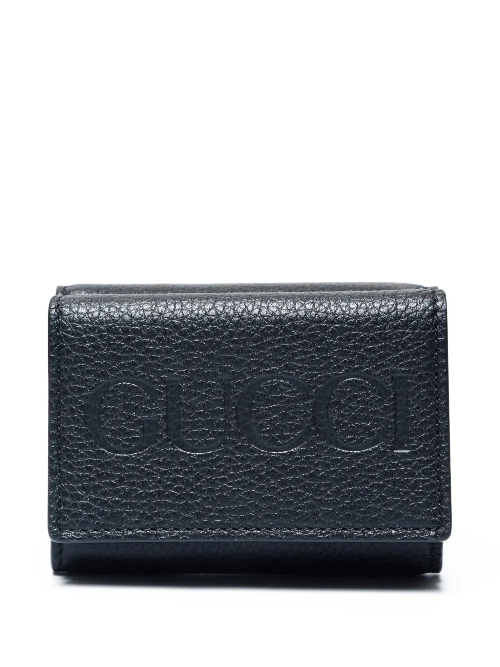 Gucci Pre-Owned 2020-2025 logo leather wallet - Nero