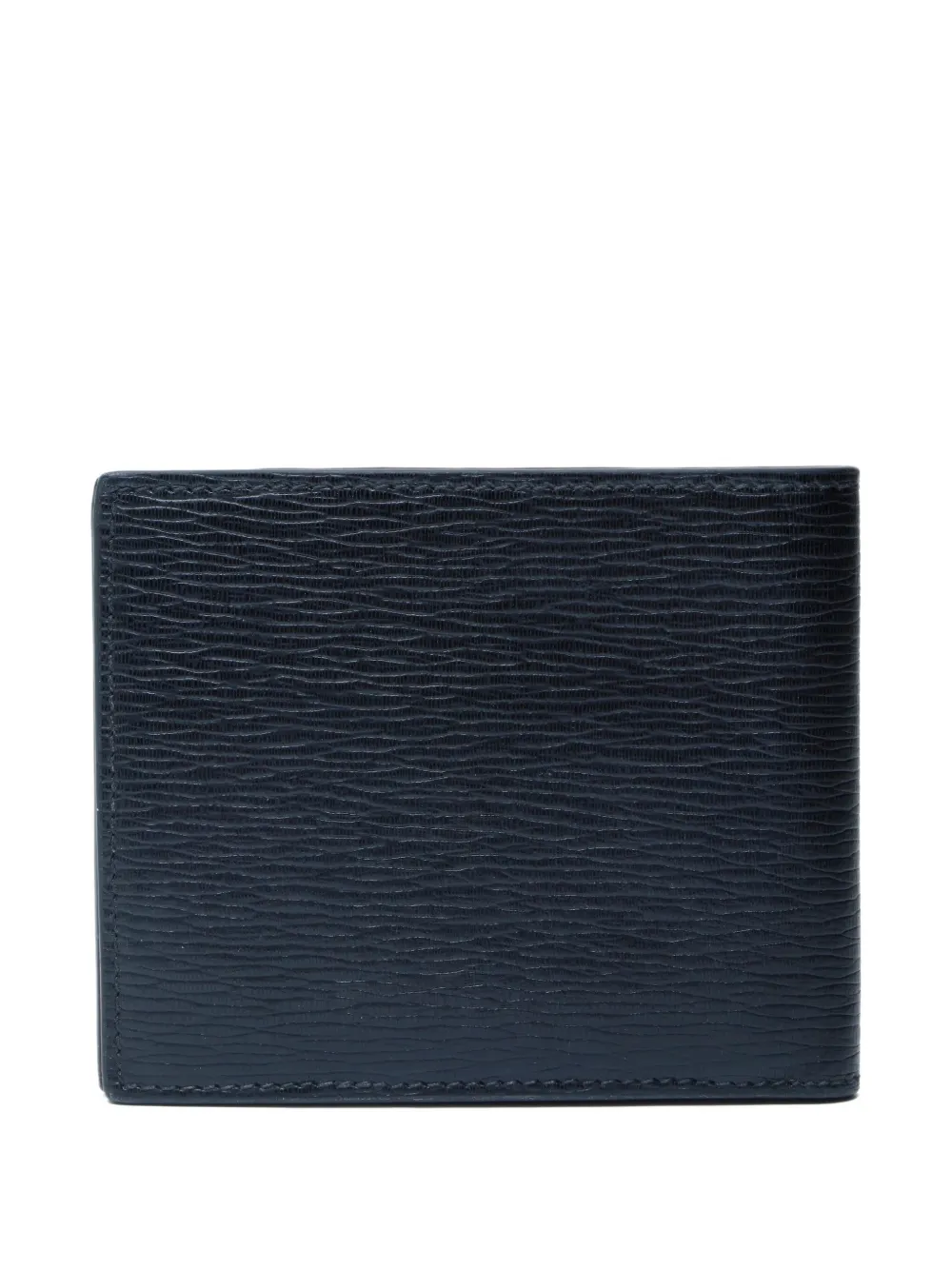 Pre-owned Ferragamo 2015-2025 Ganchini Leather Wallet In Black