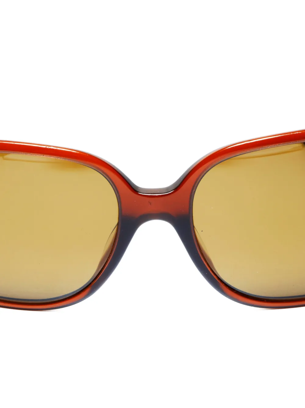 CHANEL Pre-owned 2000s Cc Mark Logo Sunglasses In Brown