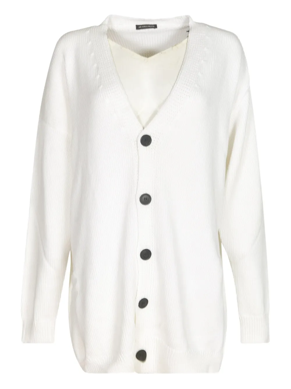 Ann Demeulemeester button cardigan - White
