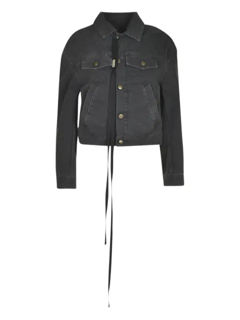 Ann Demeulemeester button denim coat