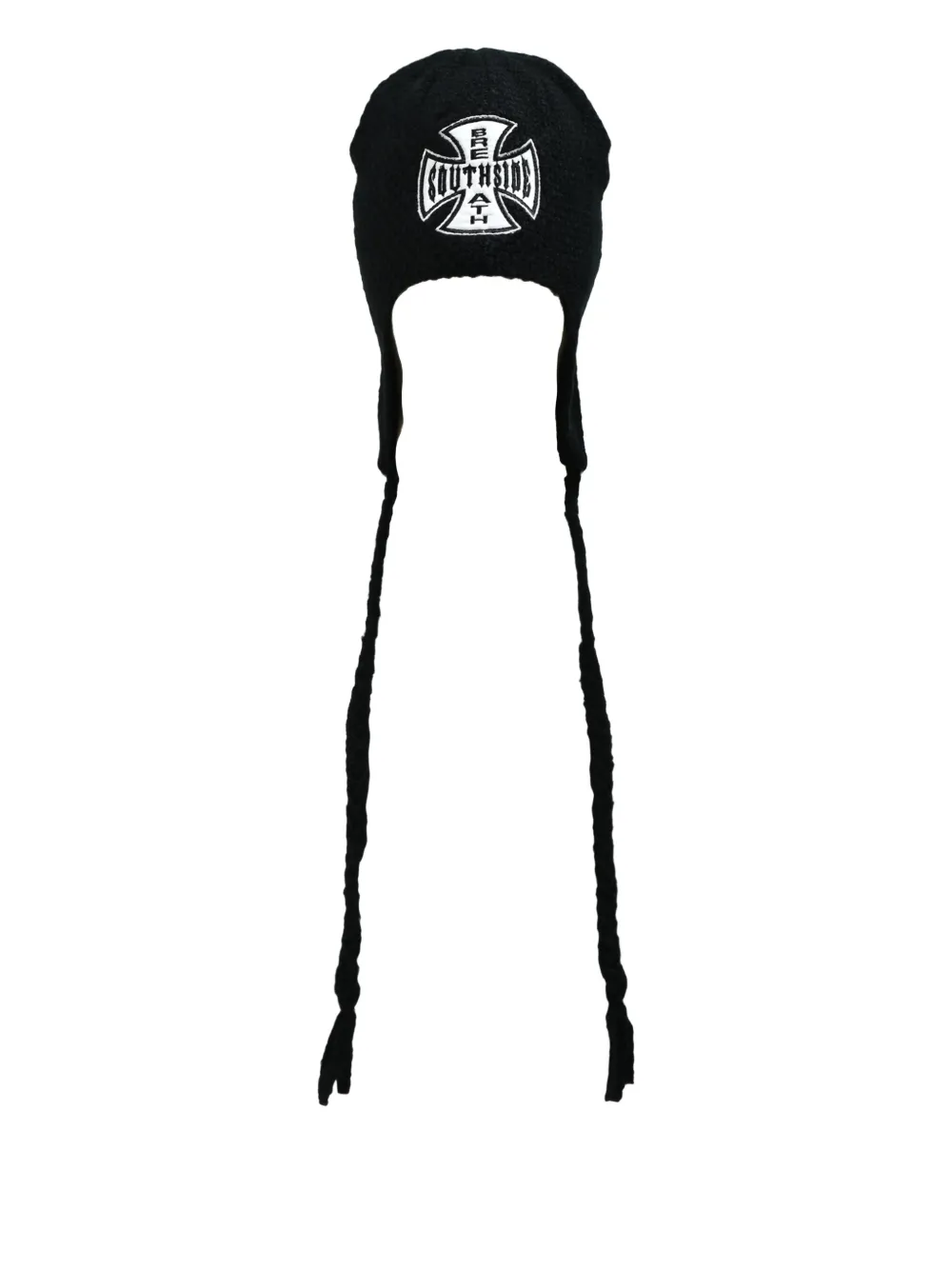 Breath Logo-patch Beanie Hat In Black