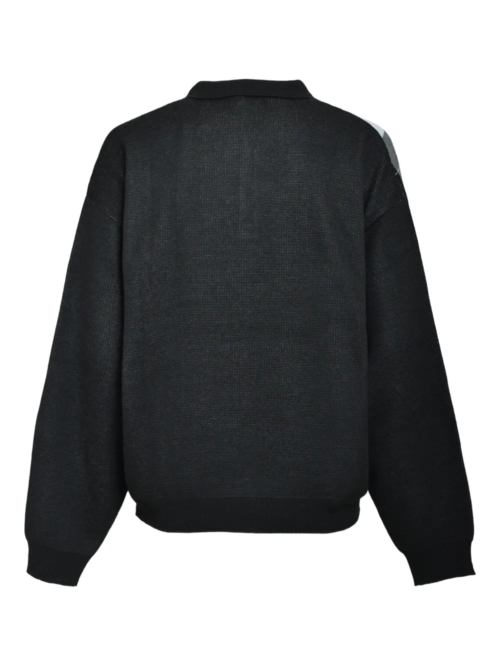 BREATH logo-embroidered polo shirt - Zwart