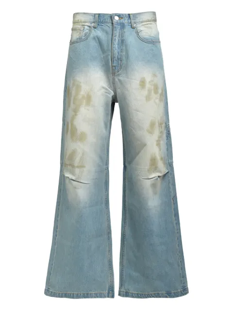 BREATH distressed panelled trousers