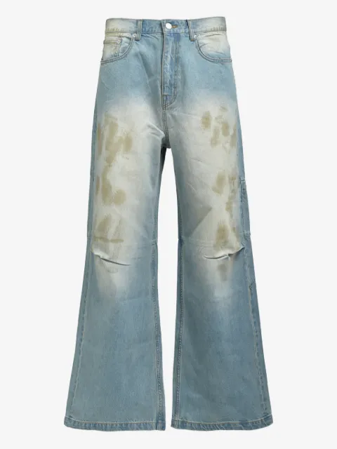 BREATH distressed panelled trousers