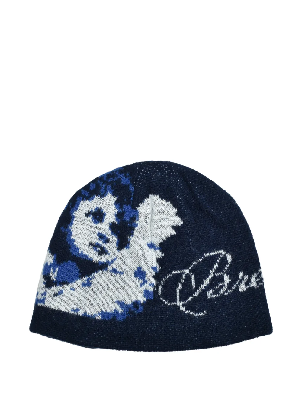BREATH angel-embellishment beanie hat | Blue | Image 1