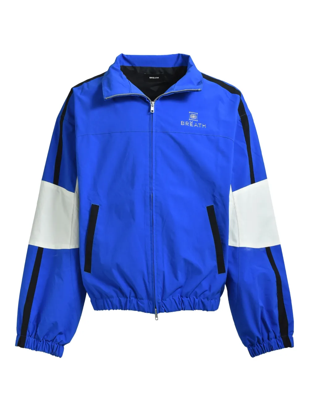 BREATH logo-detail bomber jacket | Blue | Image 1