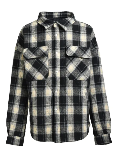 BREATH check-pattern shirt