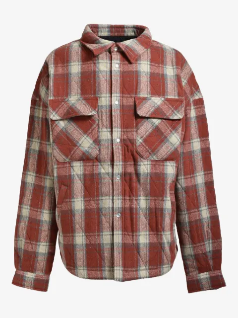 BREATH checked-pattern shirt