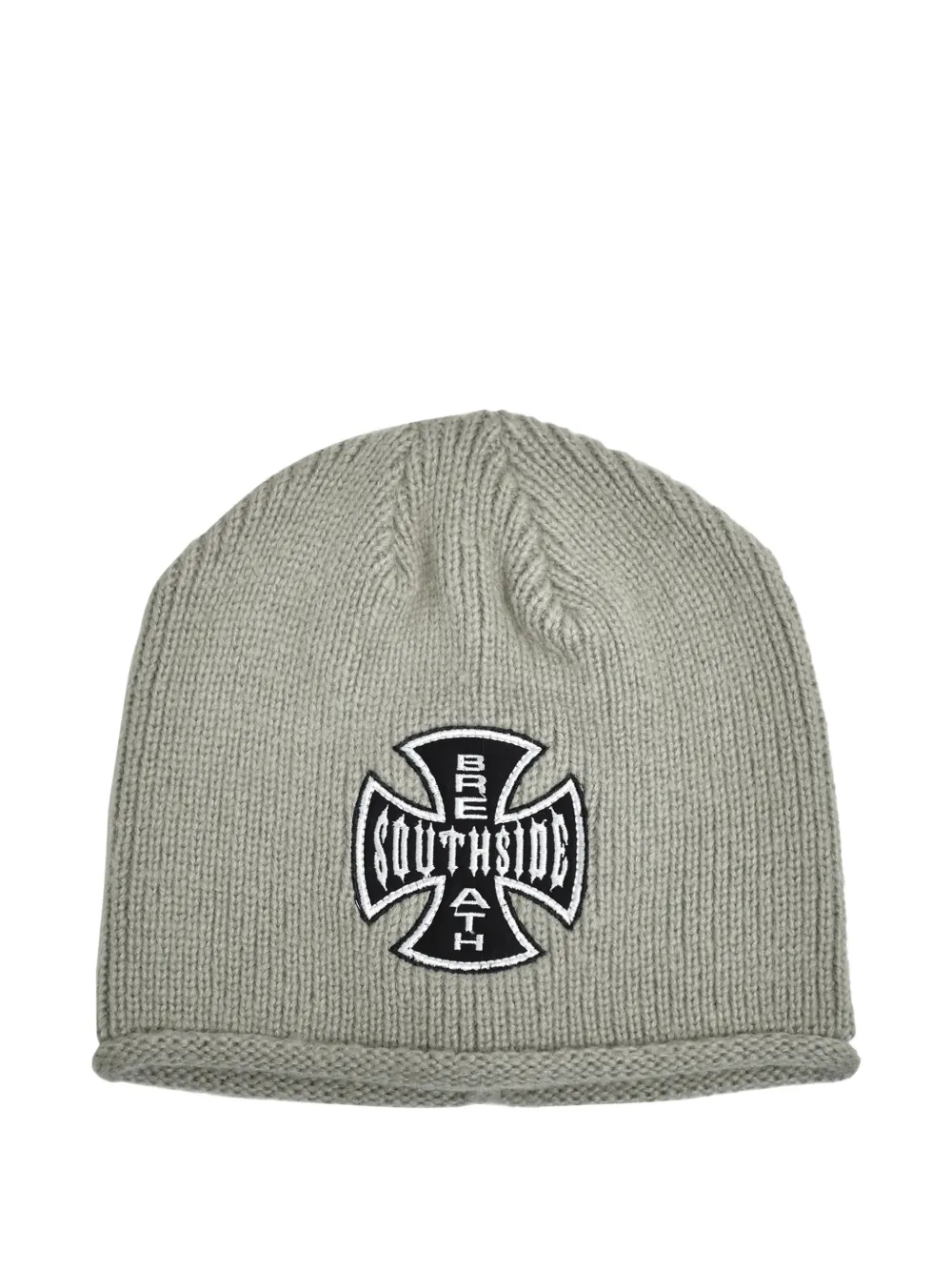 BREATH logo-patch beanie hat | Grey | Image 1
