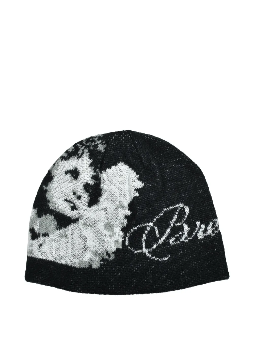 BREATH angel-embellishment beanie hat | Black | Image 1