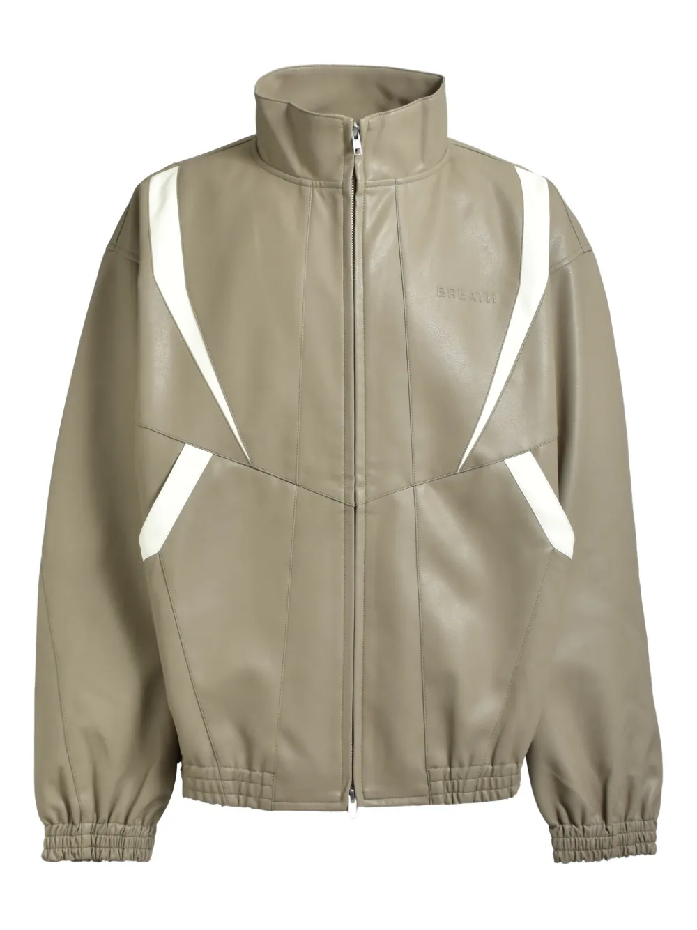 BREATH embossed-logo bomber jacket | Neutrals | Image 1