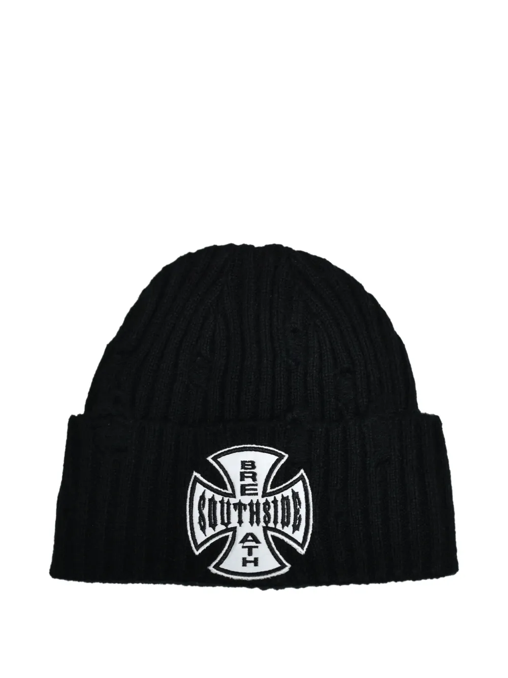 BREATH logo-patch beanie hat | negro | Image 1