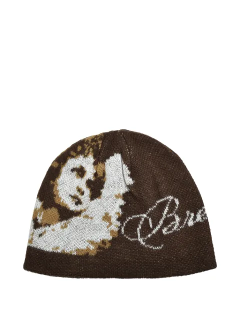 BREATH angel-embellishment beanie hat