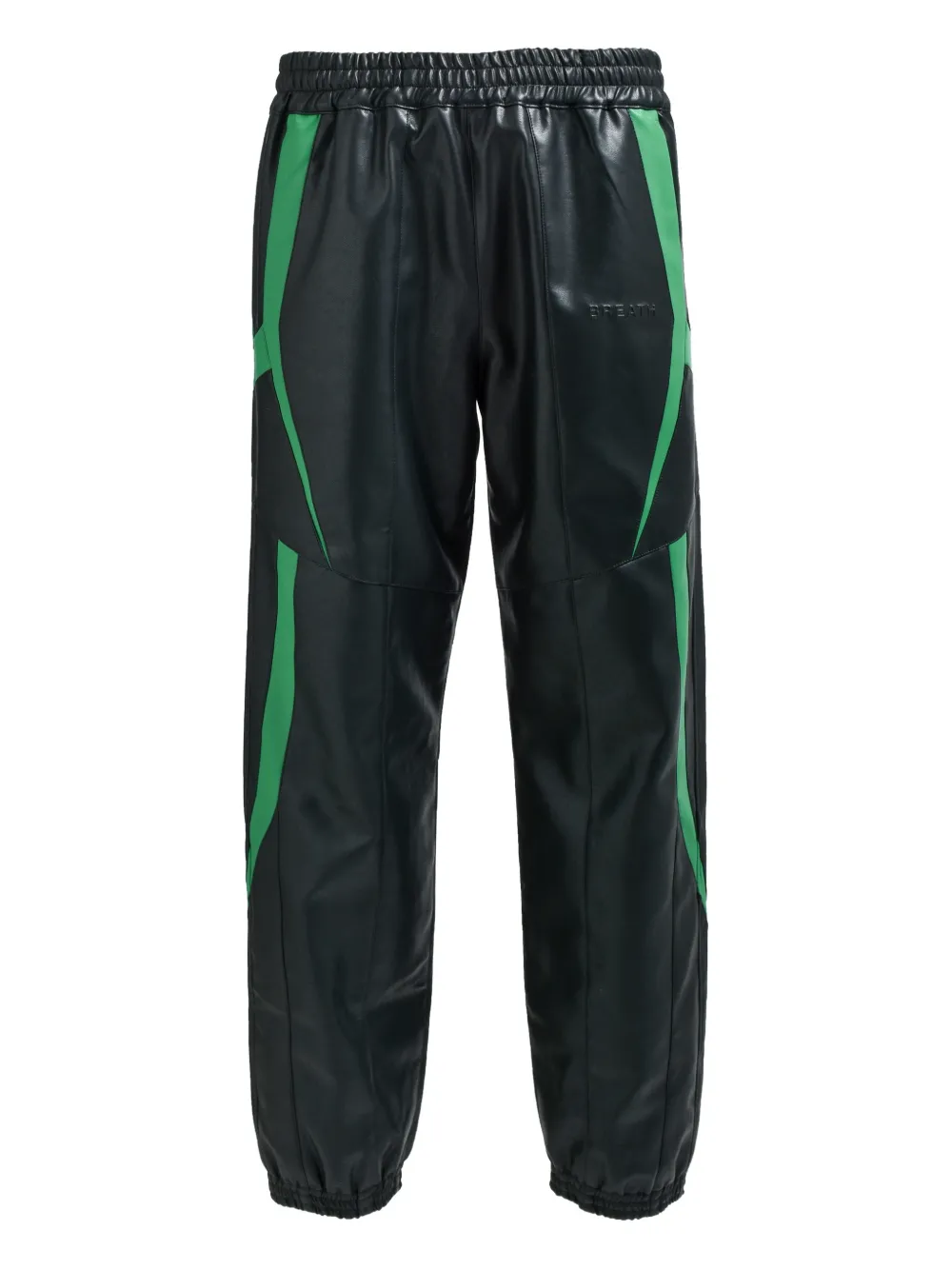 BREATH embossed-logo track pants | Black | Image 1