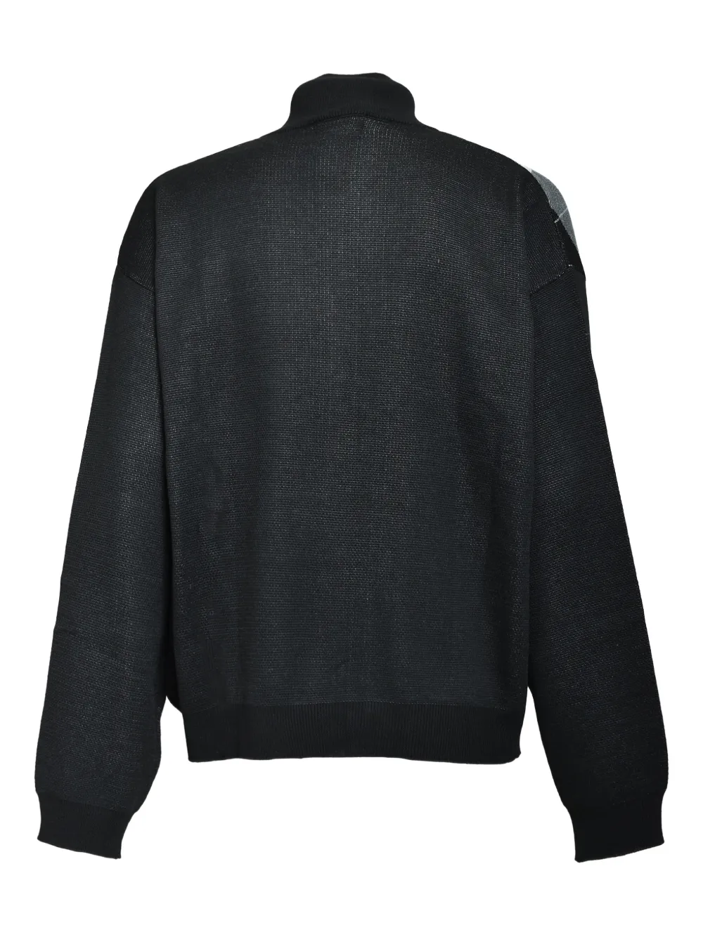 Breath Logo-embroidered Cardigan In Black