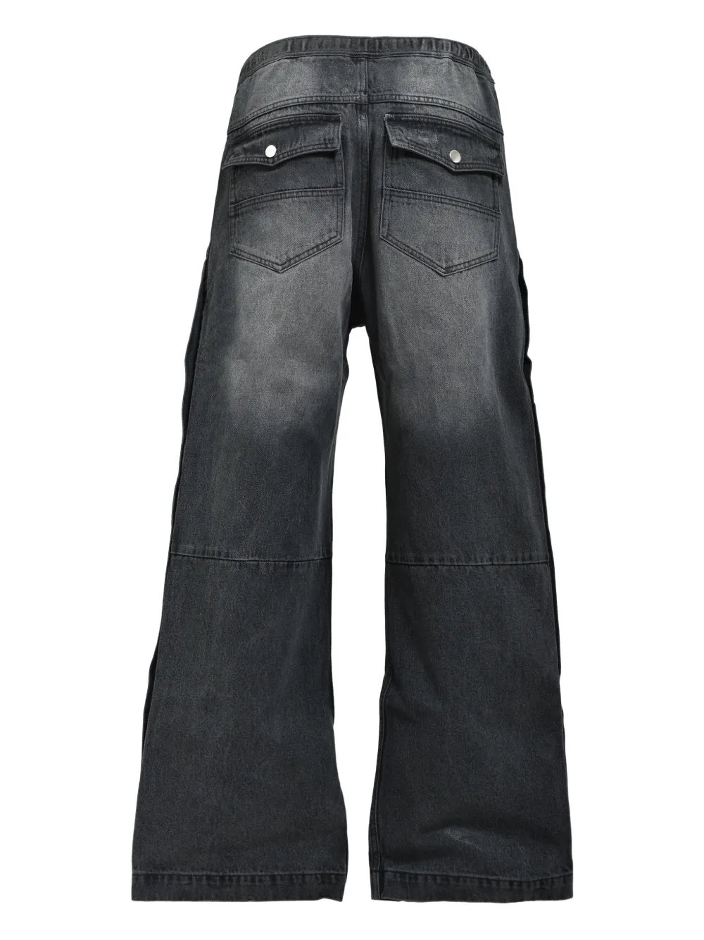 BREATH button-embellishment jeans - Grijs