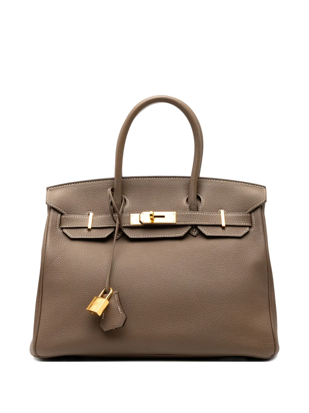 Hermès Pre-Owned 2016 Togo Birkin Retourne 30 handbag | Brown | Image 1
