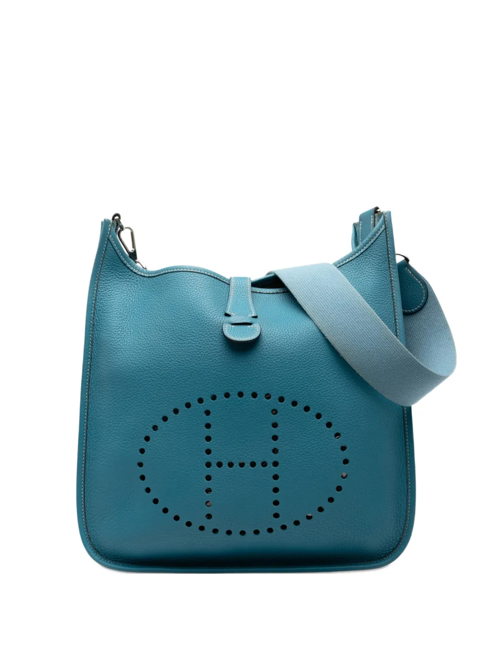 Hermès Pre-Owned bolsa crossbody Togo Evelyne PM 2007 | azul | Image 1