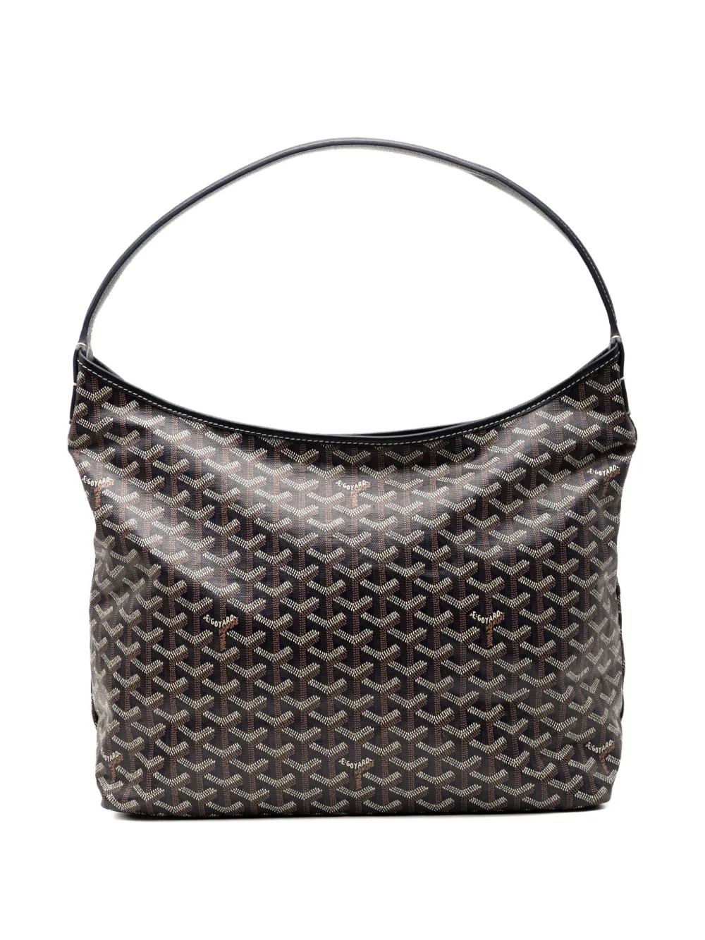 GOYARD Pre-owned 2022 Ine Boheme Hobo Shoulder Bag In Black