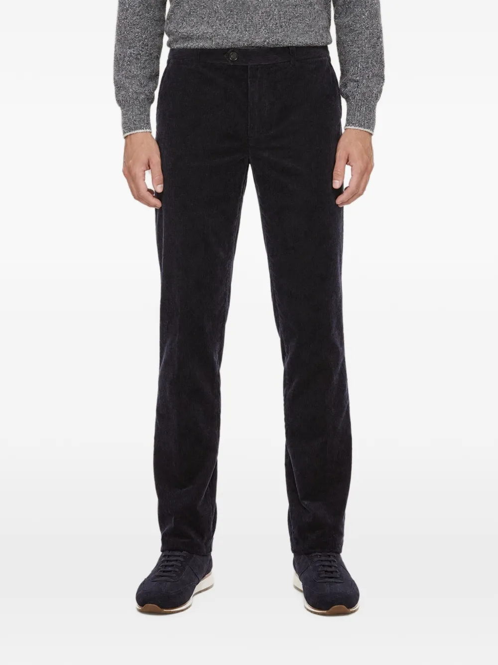 Brunello Cucinelli corduroy trousers Blauw