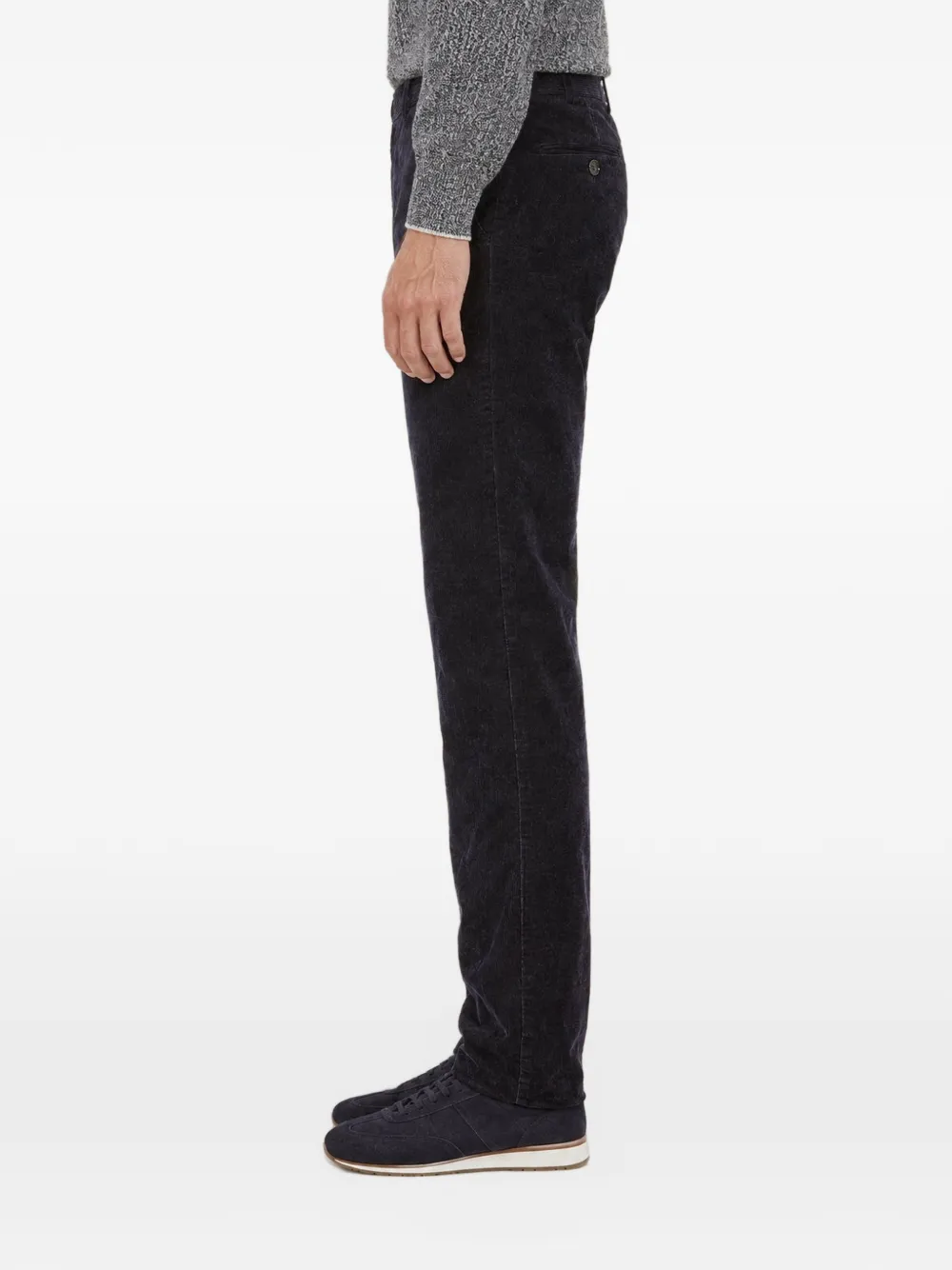 Brunello Cucinelli corduroy trousers Blauw