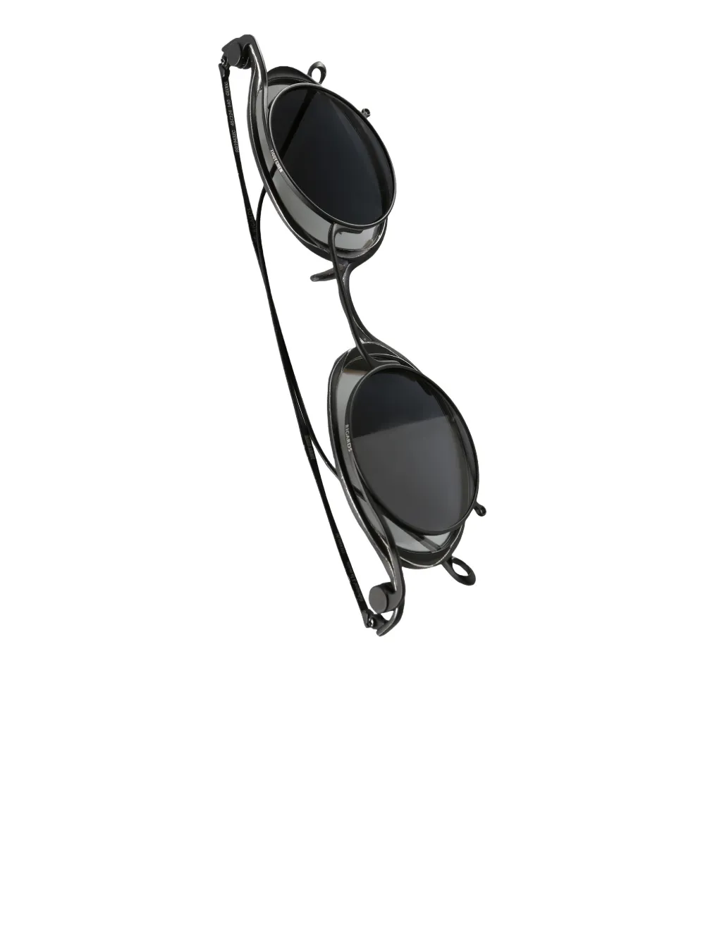 Rigards X Ziggy Chen Round-frame Sunglasses In Blue