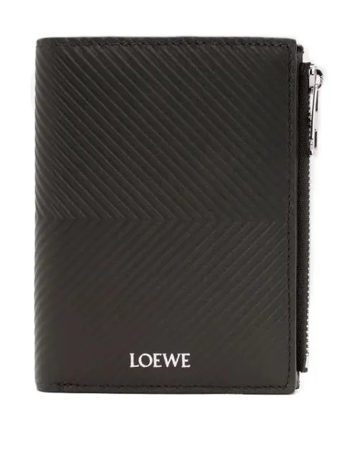 LOEWE snap button-closure slim wallet