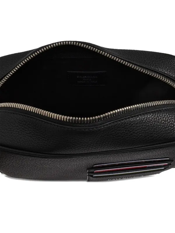 Balenciaga Credit Camera zip-fastening Messenger Bag | Black