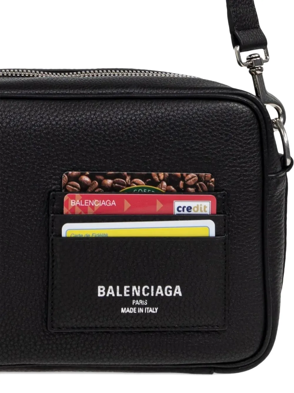 Balenciaga Credit Camera zip-fastening messenger bag Zwart