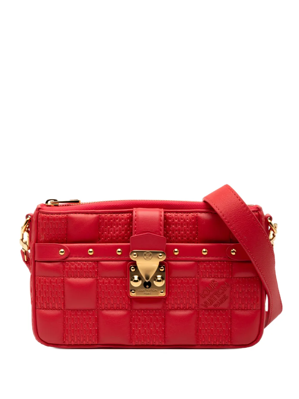 Louis Vuitton Pre-Owned 2021-2025 Damier Quilt Lambskin Troca Pochette satchel - Rosa