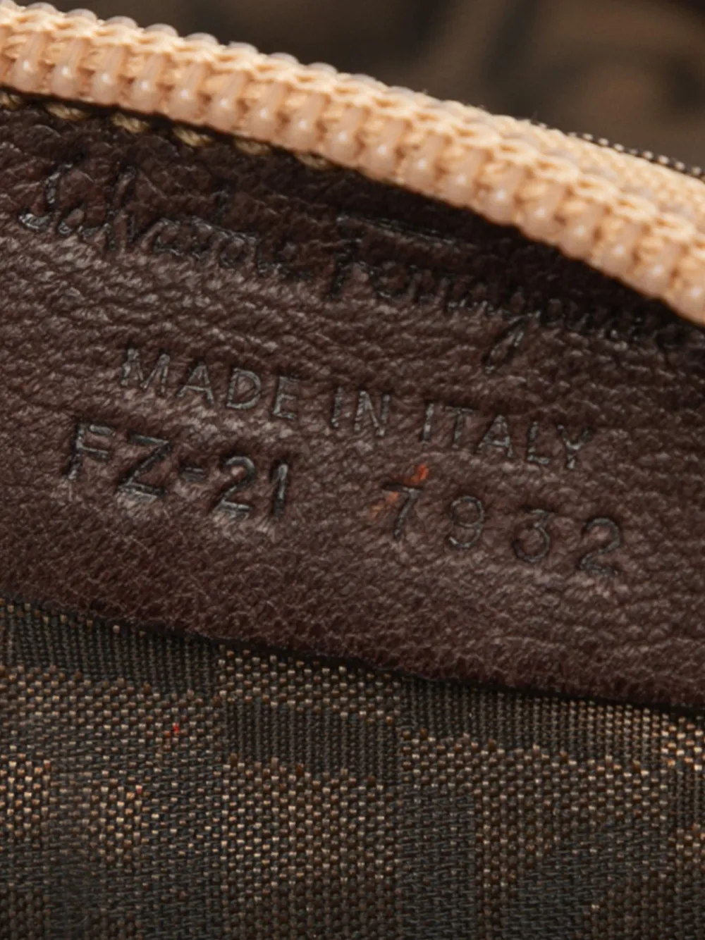 Pre-owned Ferragamo 2021 Faux Fur Gancini Shoulder Bag In Brown