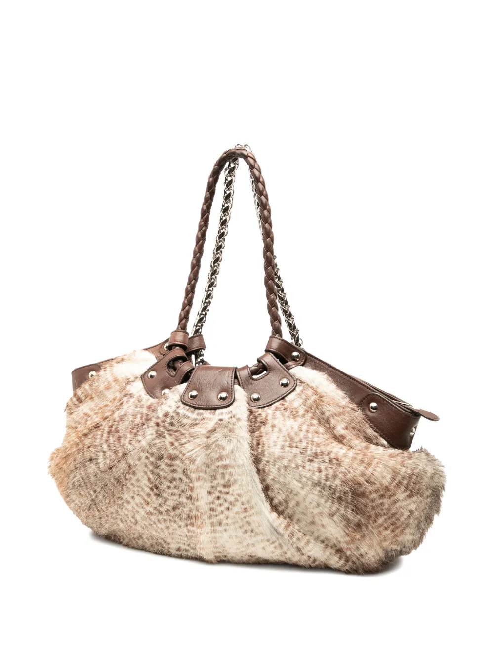 Ferragamo Pre-Owned 2021 Faux Fur Gancini shoulder bag | Pre-Owned | Image 2