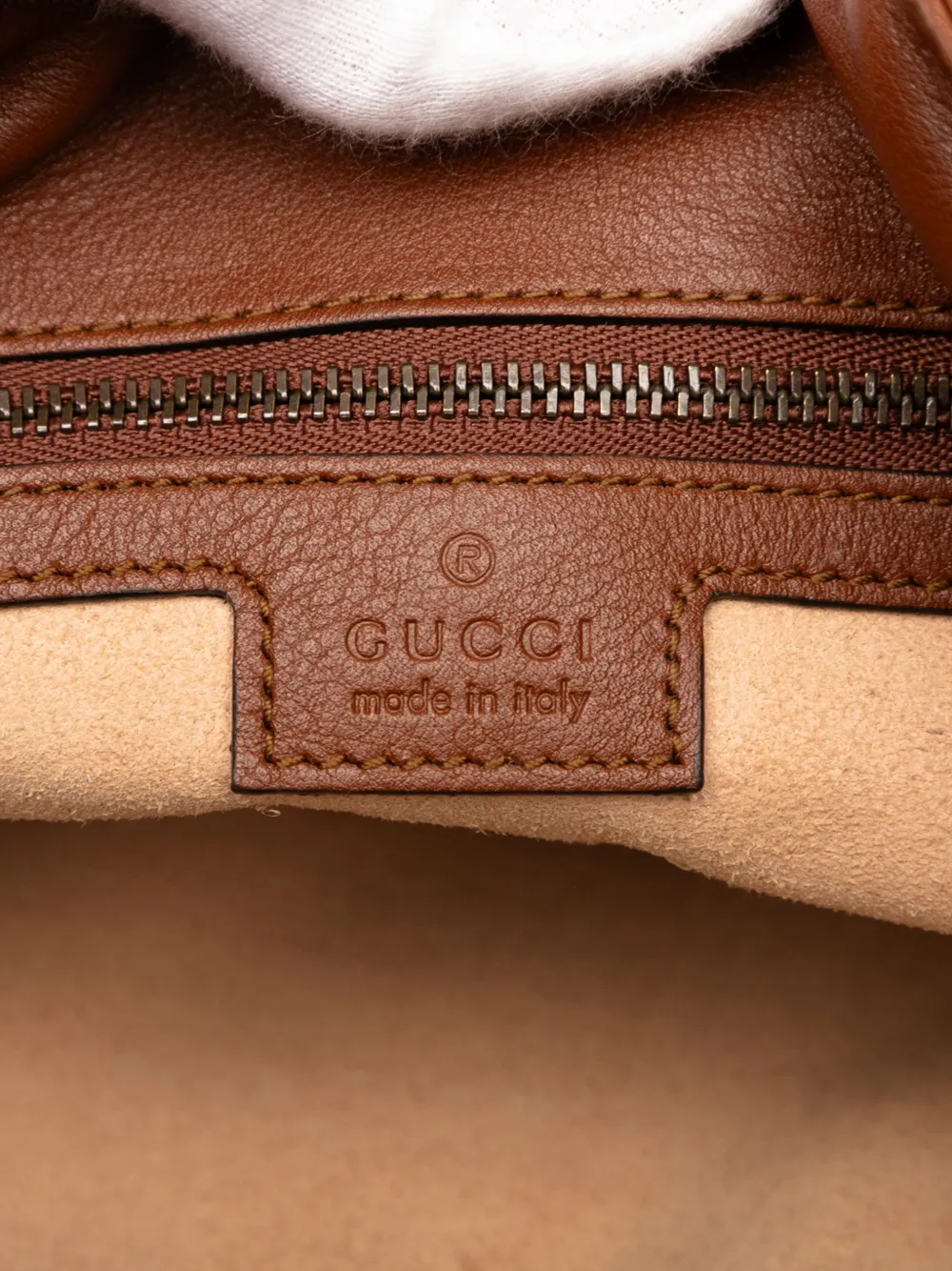 GUCCI Pre-owned 2020-2025 Medium Leather Bamboo Diana Satchel In Brown