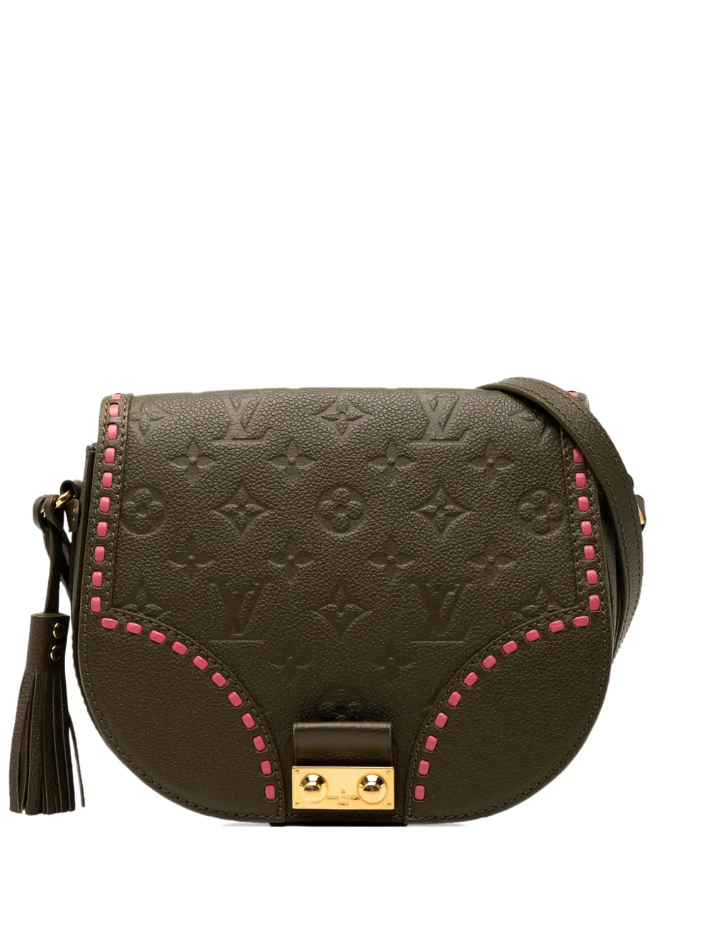 Louis Vuitton Pre-Owned Borsa a tracolla Junot in pelle Empreinte con monogramma 2017 - Marrone