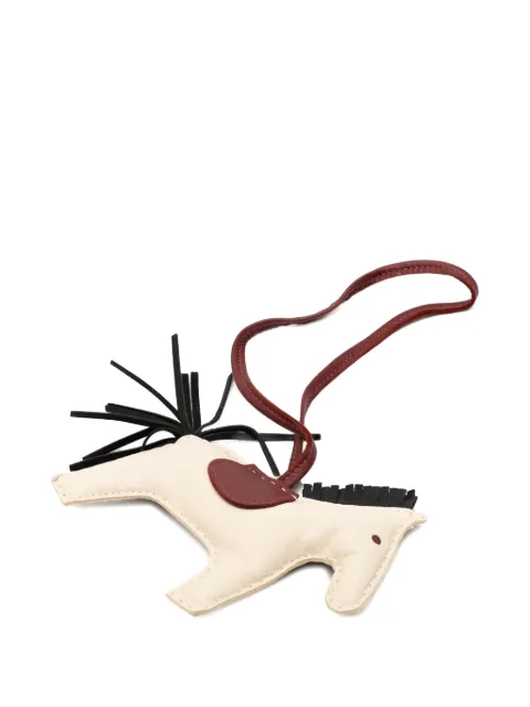 Hermès Pre-Owned llavero Milo Grigri Rodeo Horse de piel de cordero con dije PM 2023