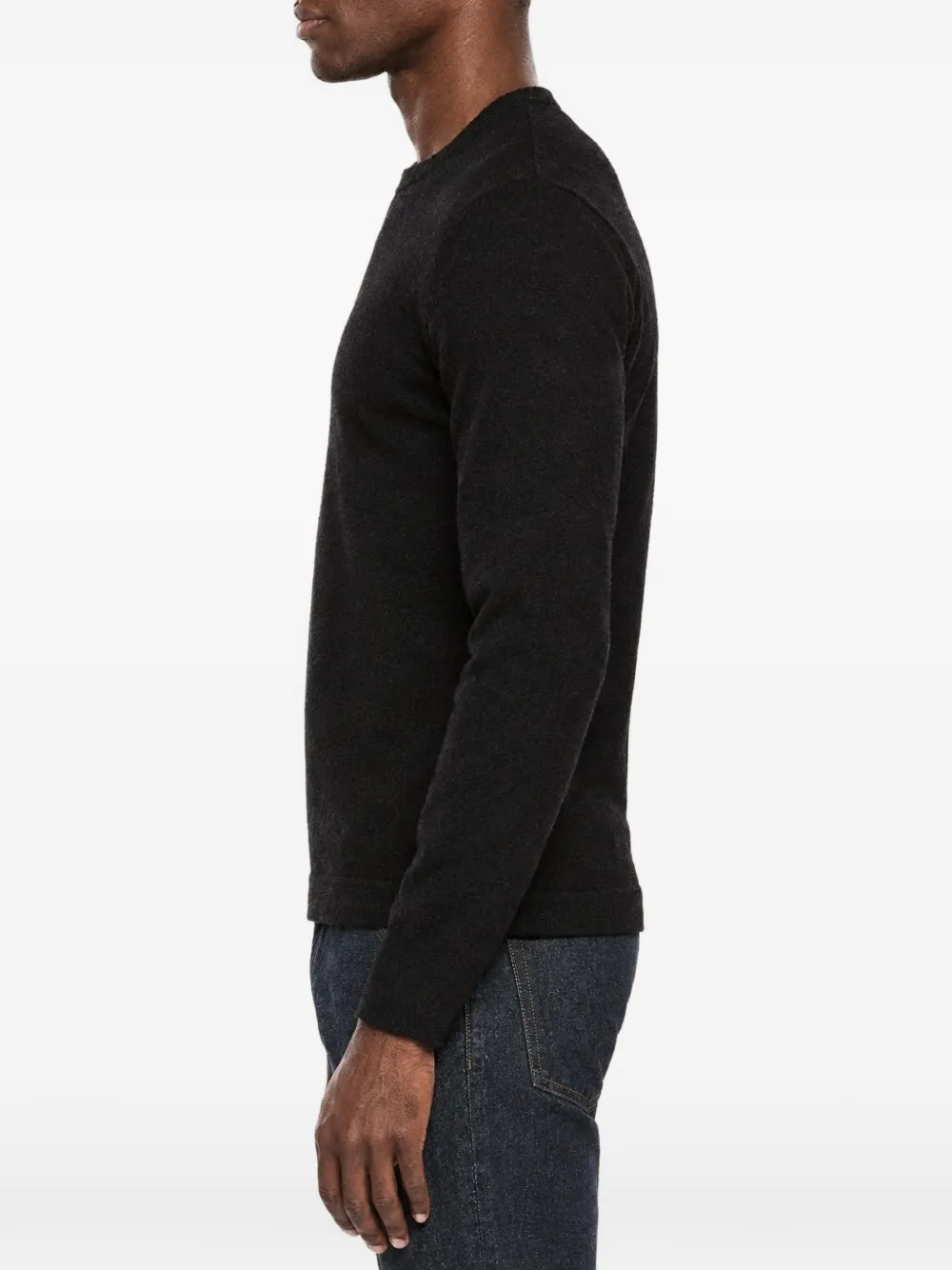 Brunello Cucinelli crew-neck long-sleeve sweater Zwart