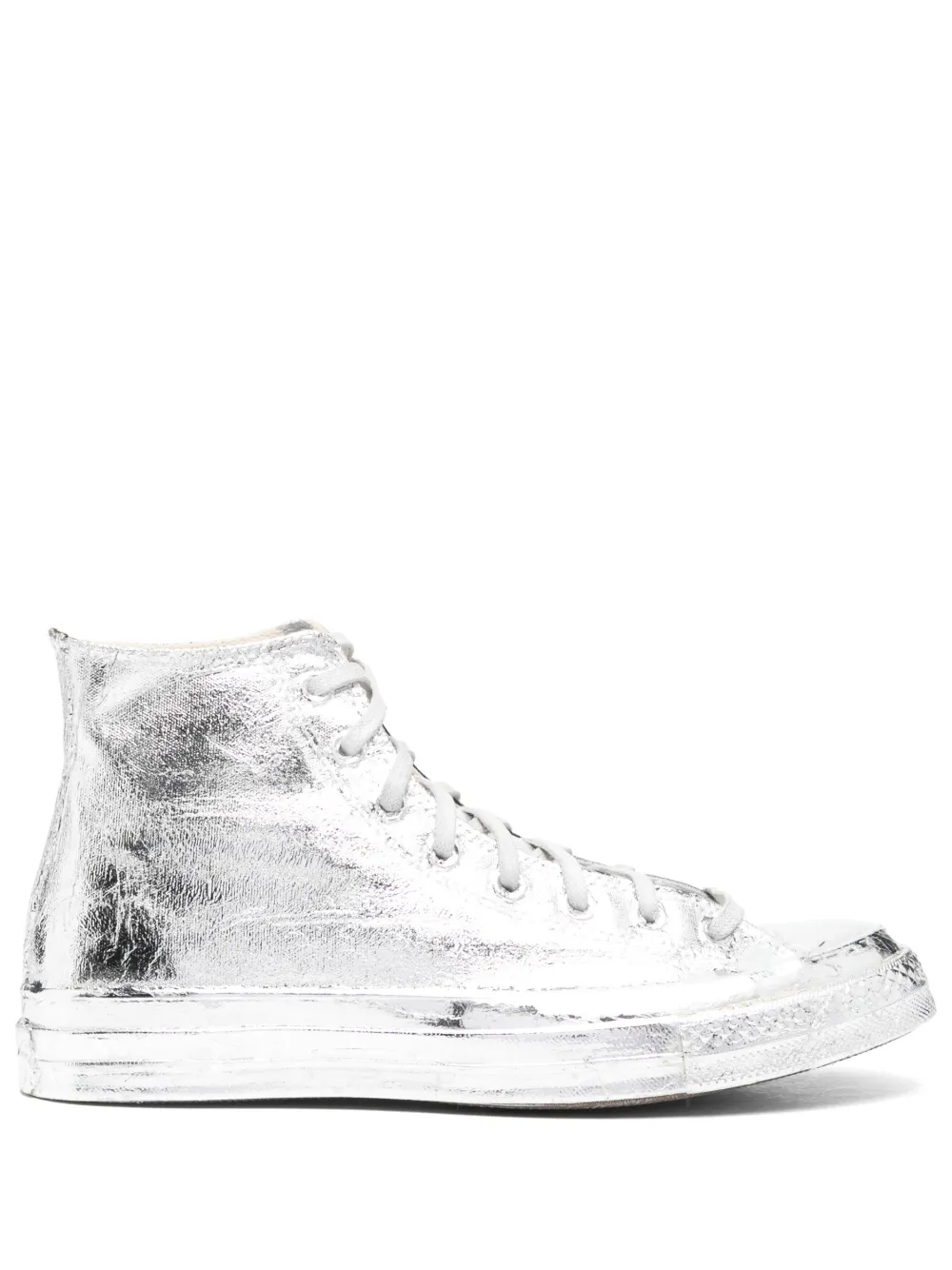 Converse High-top Sneakers In Silver