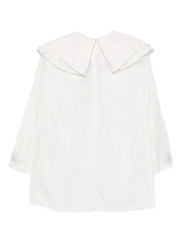 Comme Des Garçons Comme Des Garçons Ruffled Blouse | White
