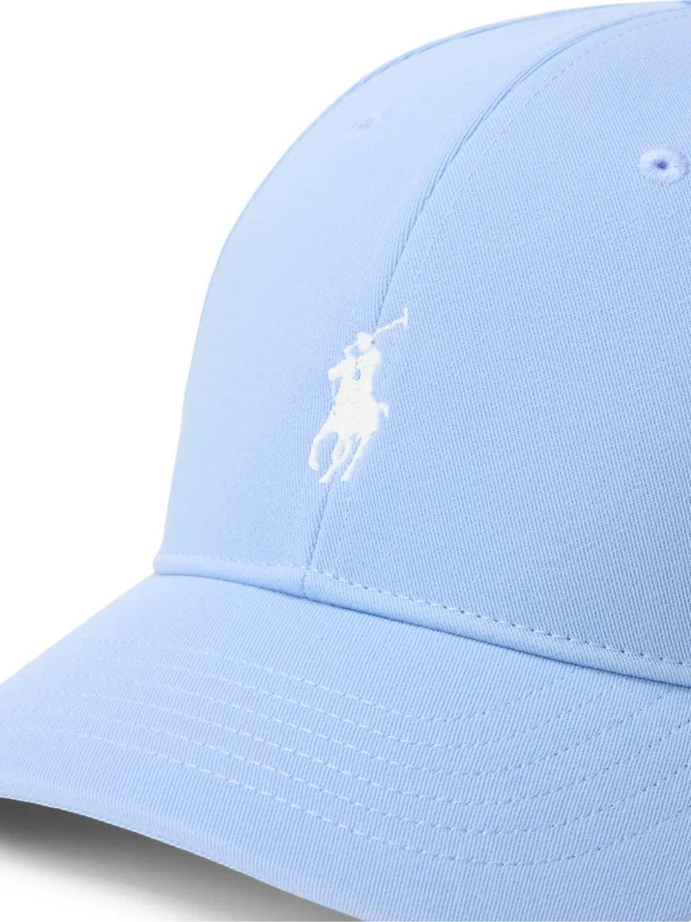 Embroidered-Pony Twill Cap