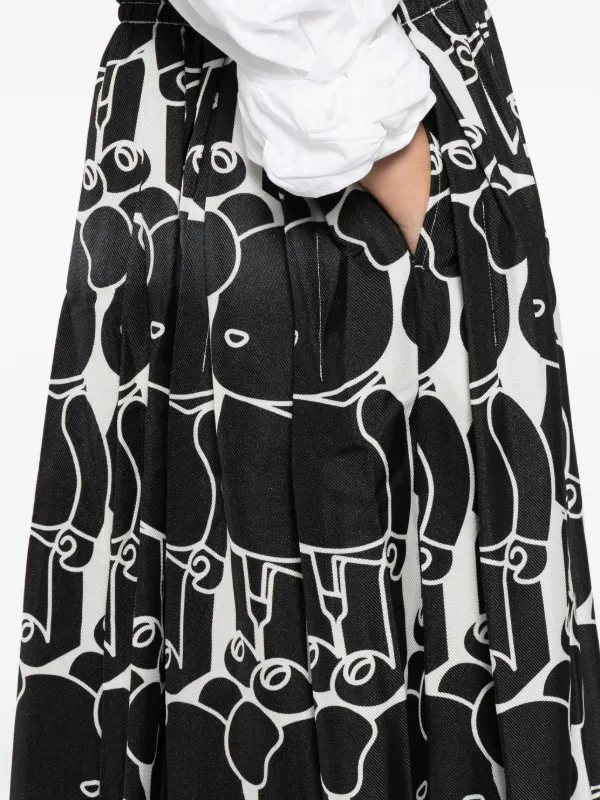 Comme Des Garçons Bearbrick スカート | ブラック | FARFETCH JP