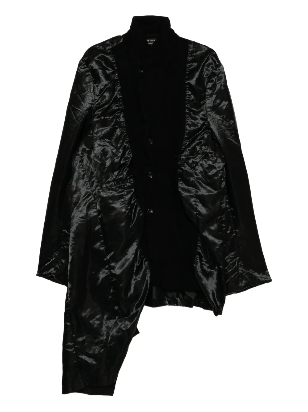 Comme Des Garçons blazer con efecto del revés | negro | Image 1