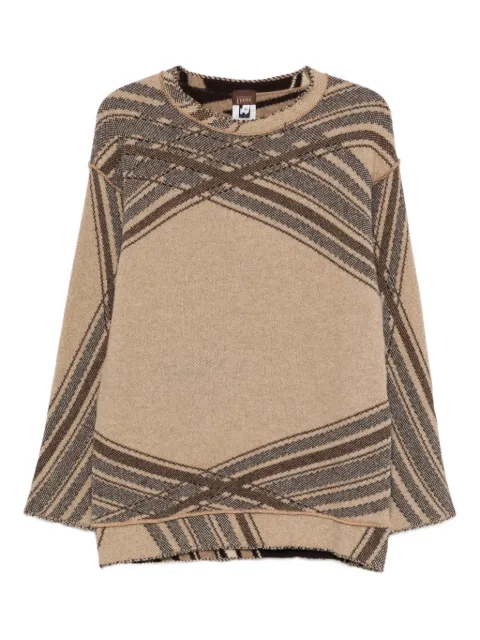 Gianfranco Ferré Pre-Owned suéter con motivo de rayas 1990