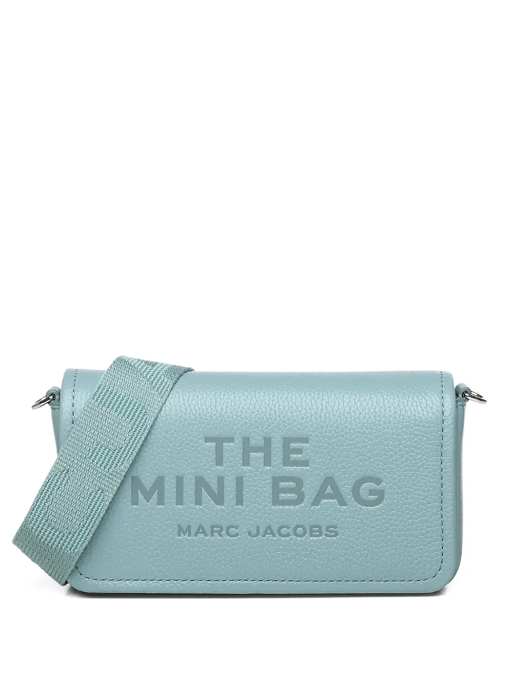 Marc Jacobs Embossed-logo Mini Bag In Blue