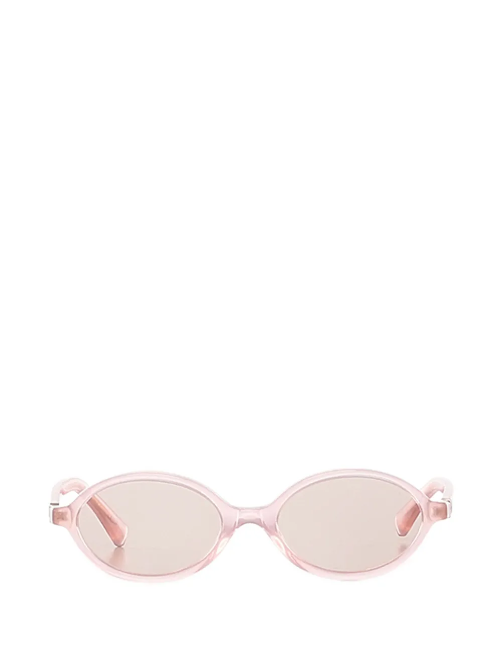 Miu Miu Eyewear oval-frame sunglasses - Rosa