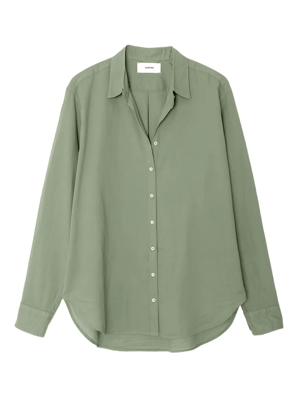 Xirena Beau Cotton Shirt In Green