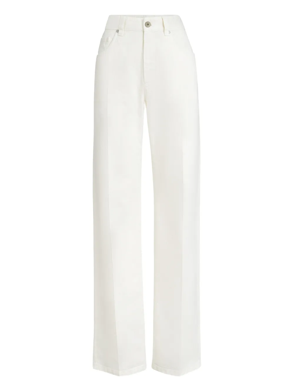 Brunello Cucinelli Verzierte Cropped-Hose | Weiß | Image 1