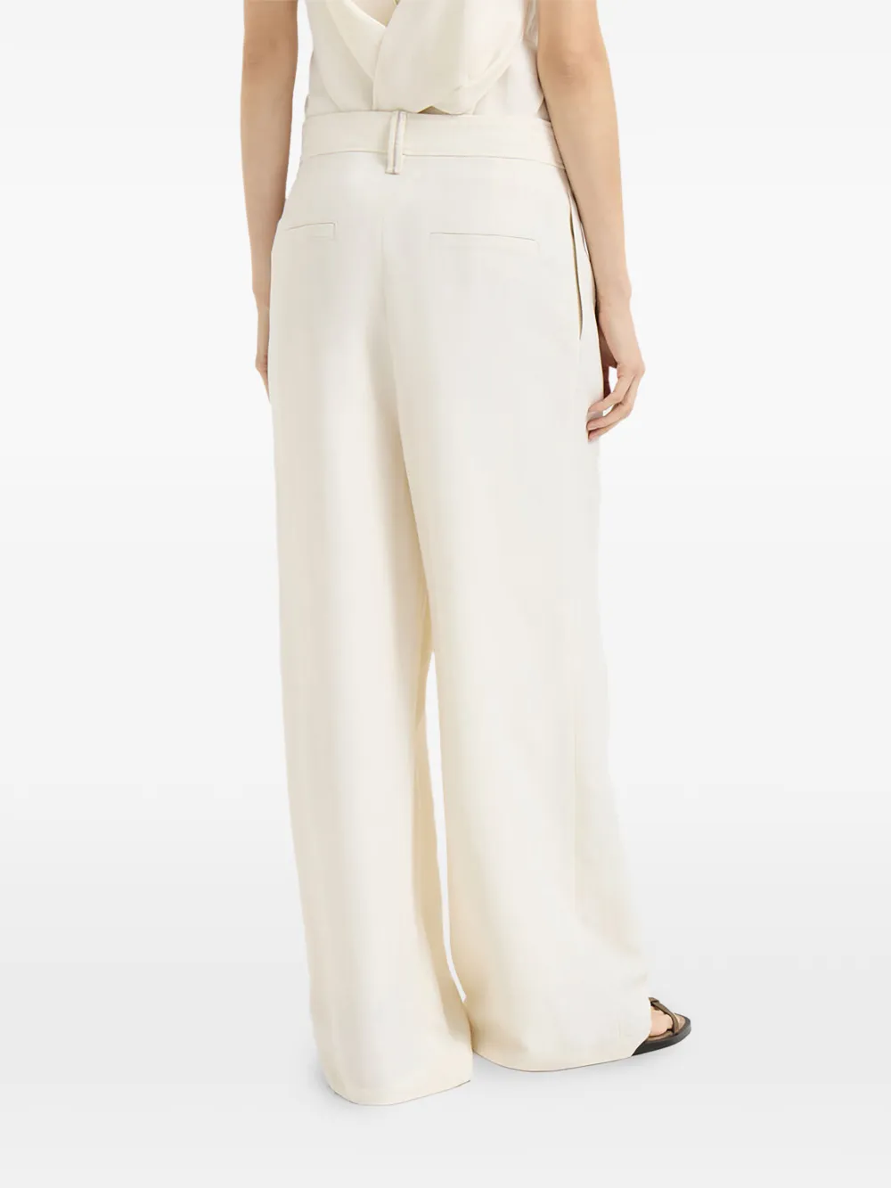 Brunello Cucinelli Broek met ceintuur Beige